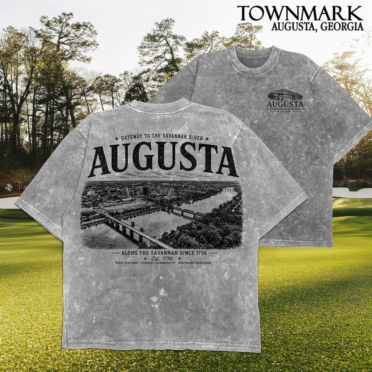 The Savannah River, in one shirt — Townmark, Augusta Georgia