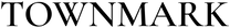 Townmark wordmark — black